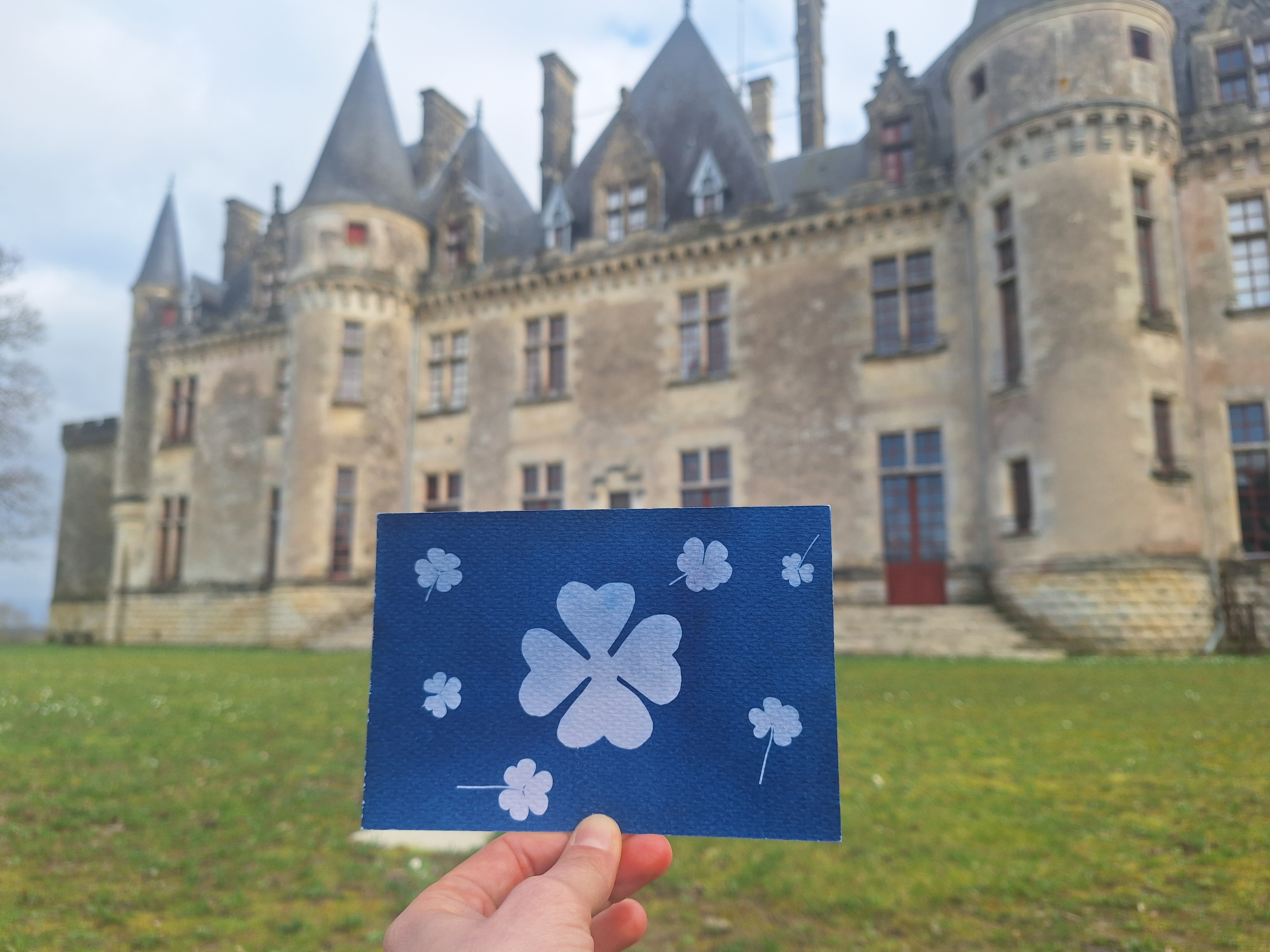 Oficina de cianotipia