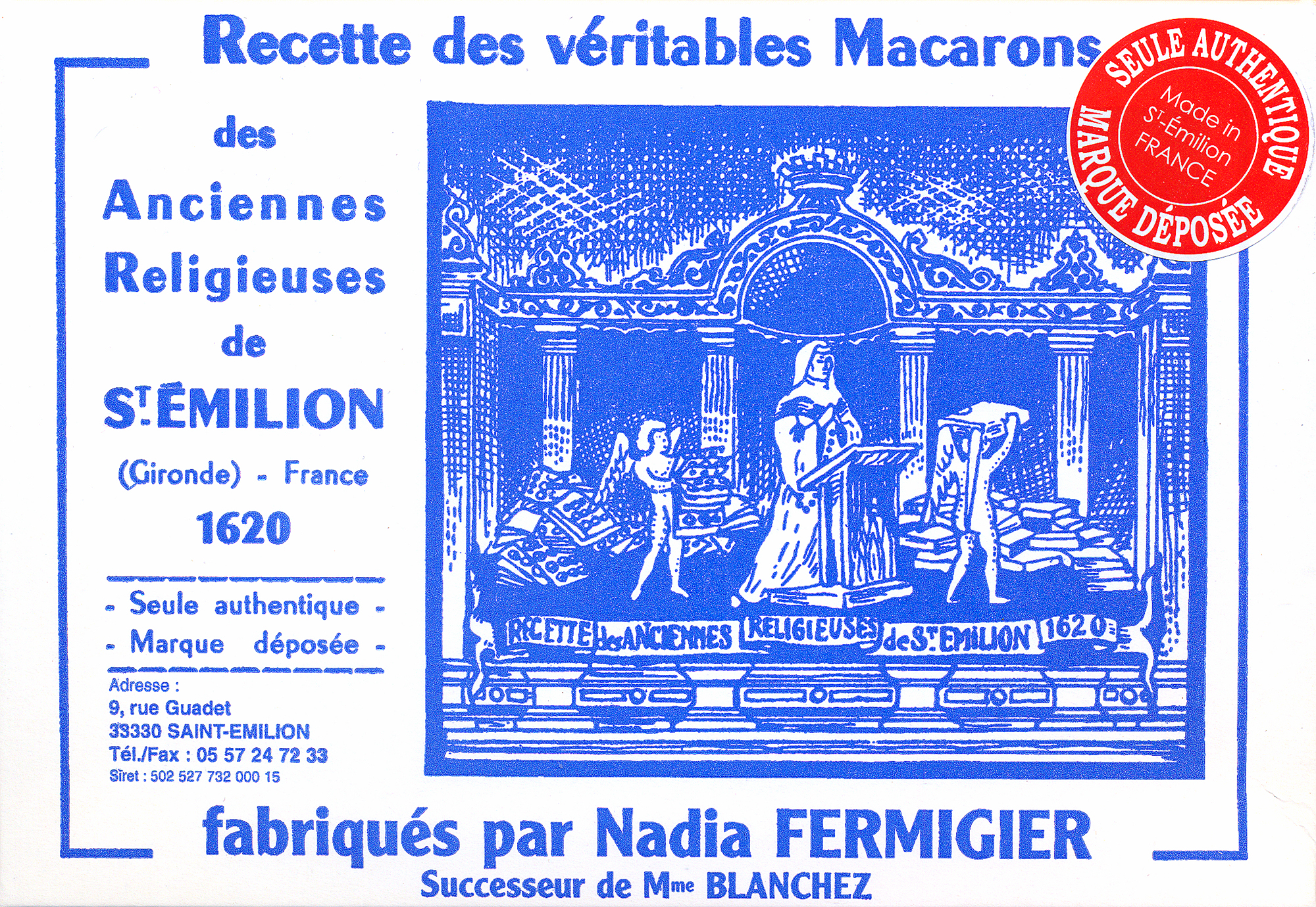 Macarons Nadia Fermigier, Successeur de Mme Blanchez