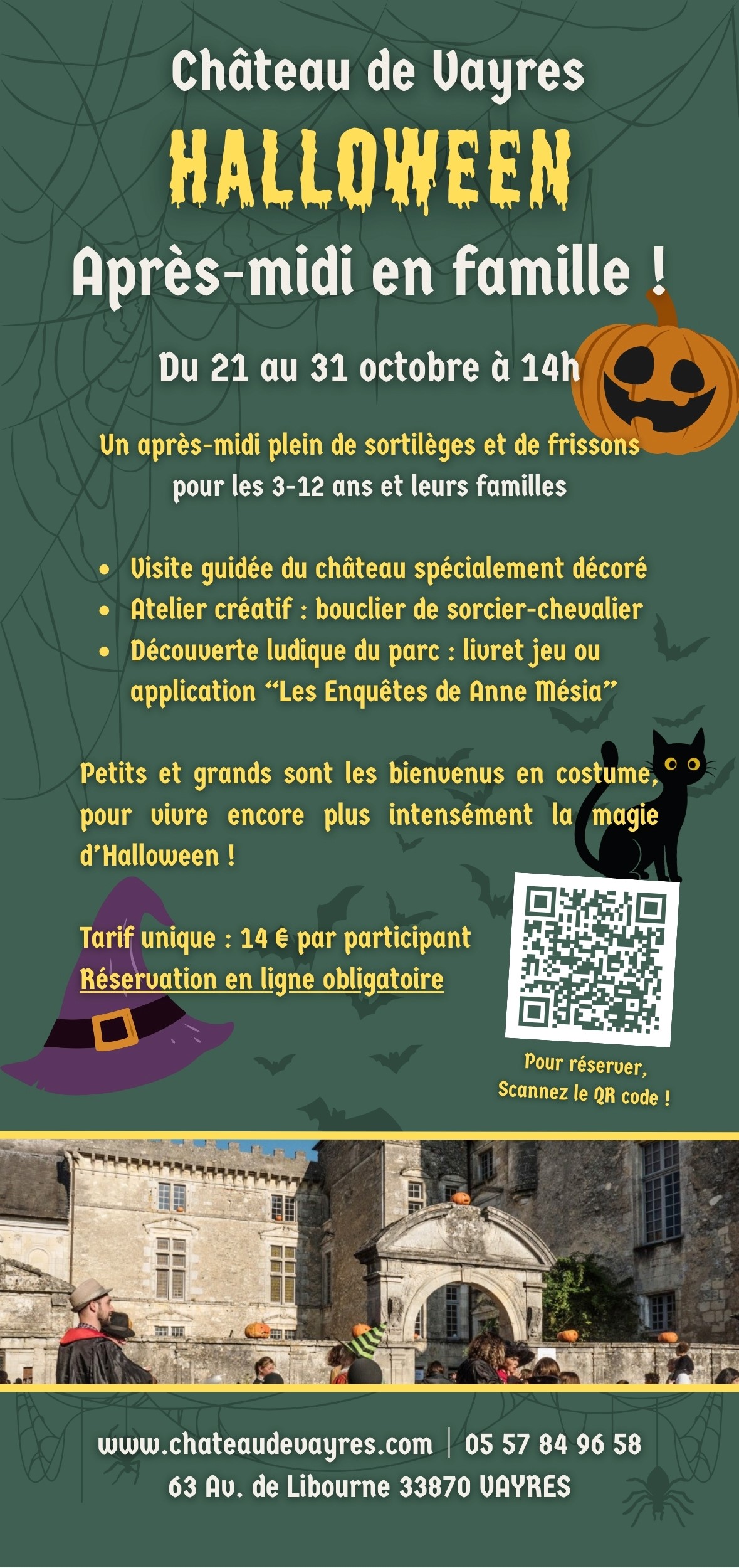 Halloween en el castillo de Vayres - Especial para niños