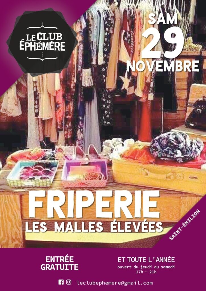 Friperie Les Malles Elevées Au Club Ephémère