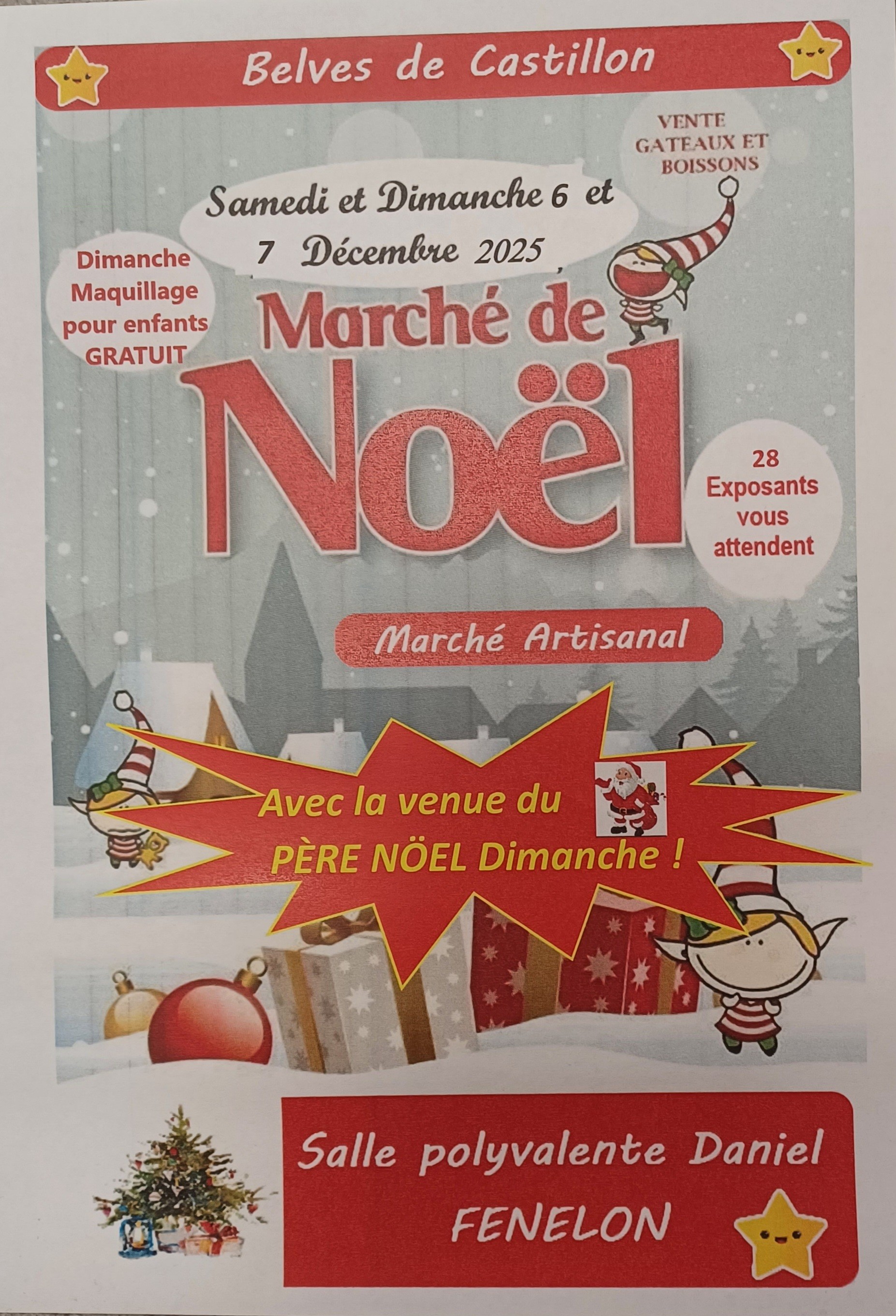 Marché de Noël de Belves de Castillon