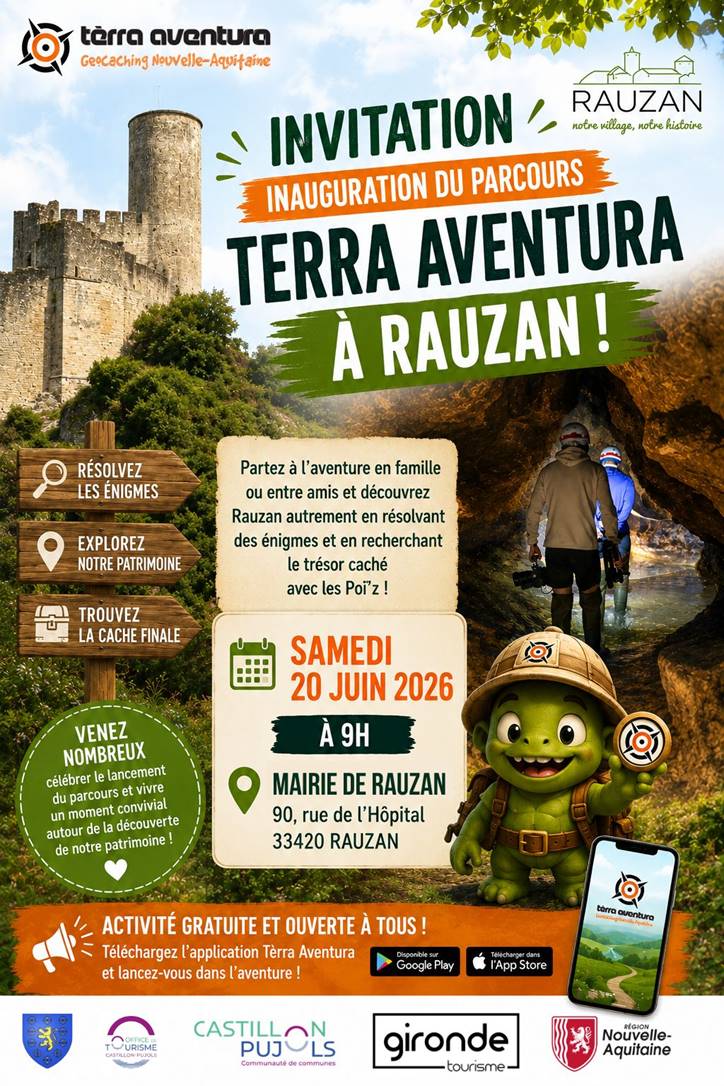 Eröffnung des Terra-Aventura-Parcours in Rauzan