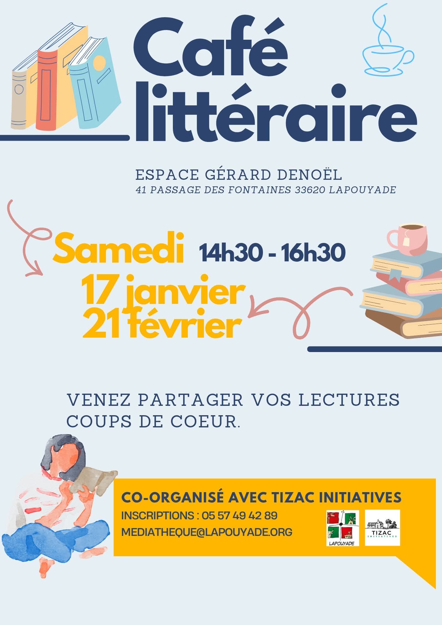 Литературное кафе в Лапуяде