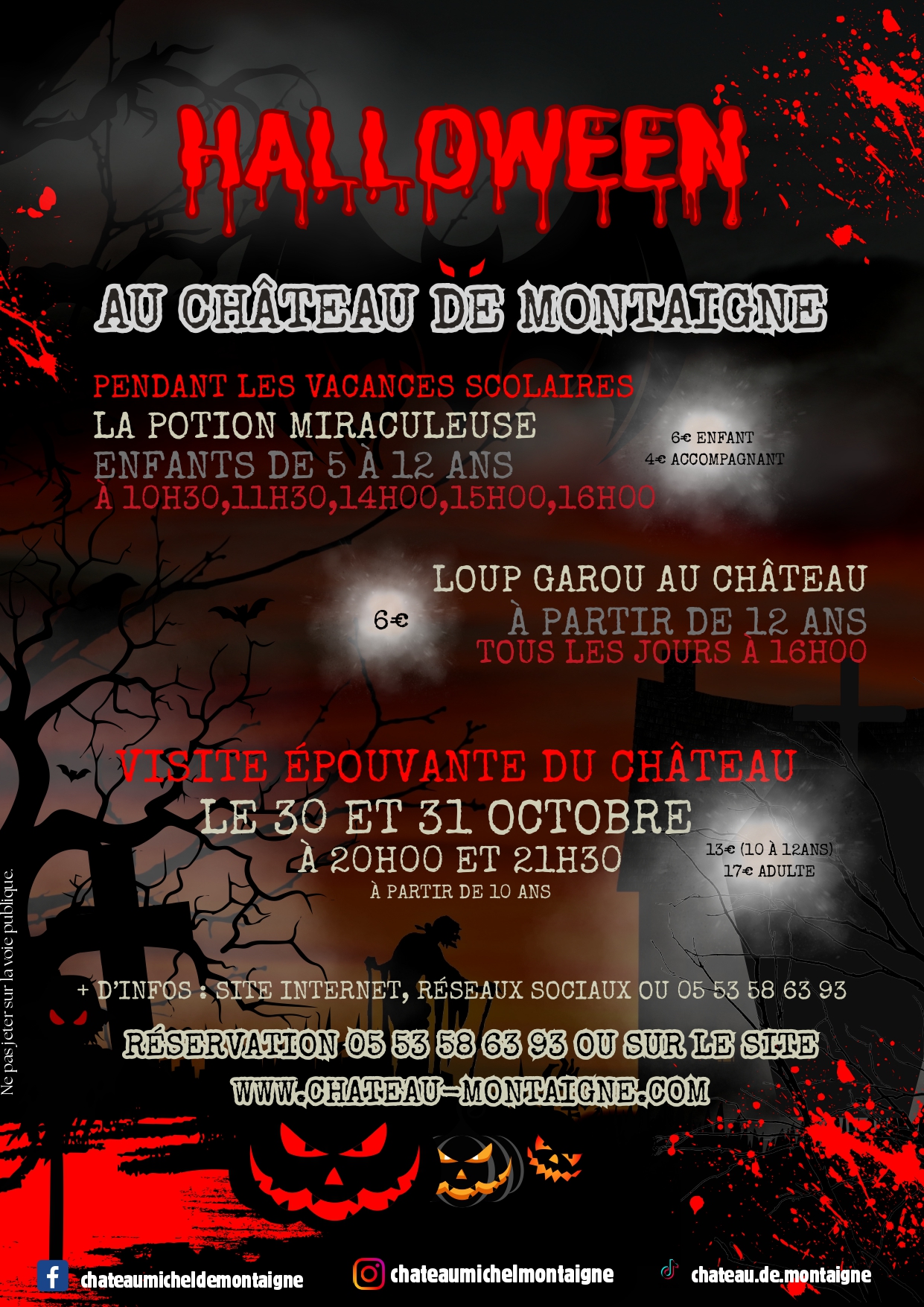 Halloween en el castillo Michel de Montaigne - Hombre lobo