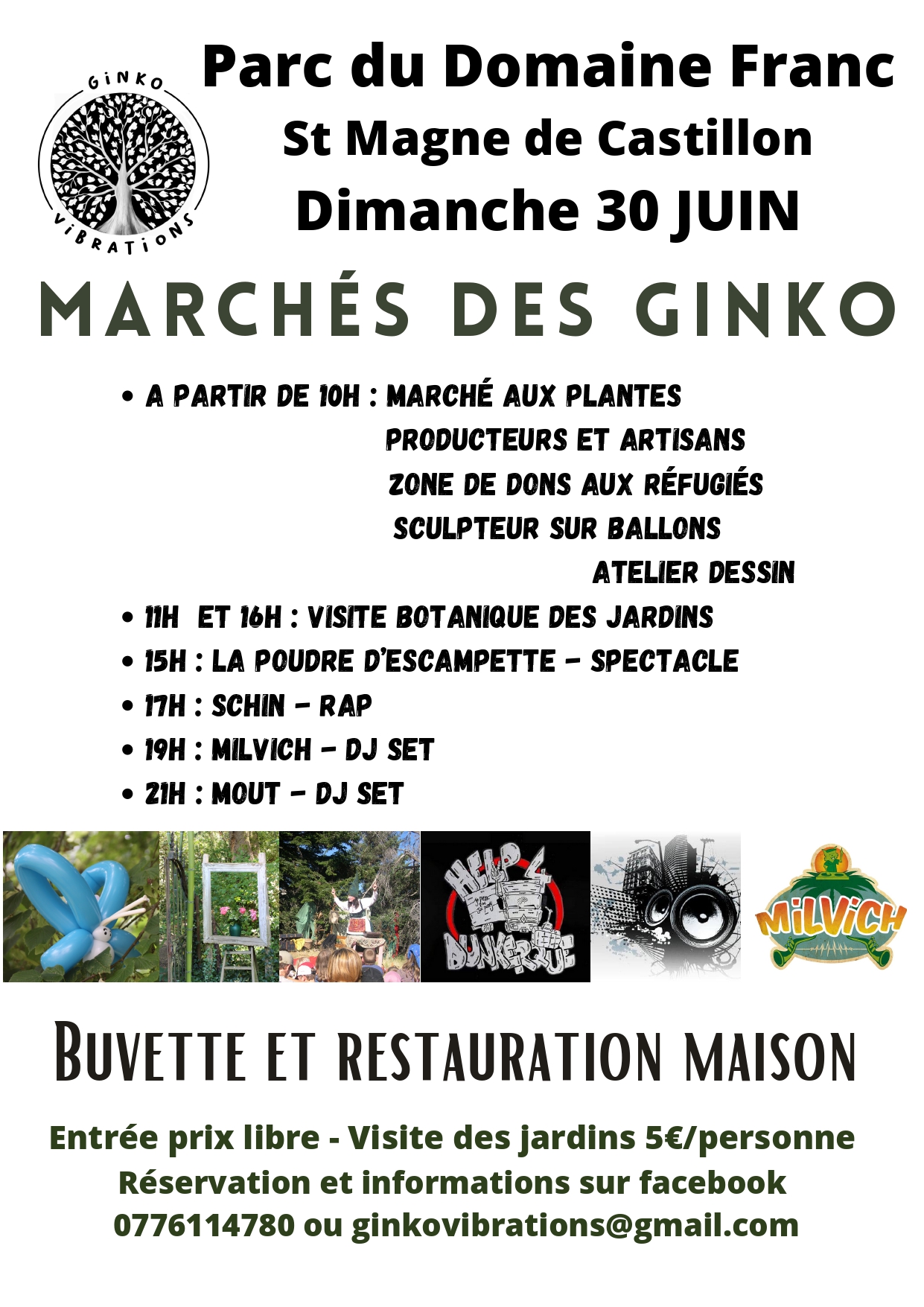 Marchés animés et visites botanique des jardins