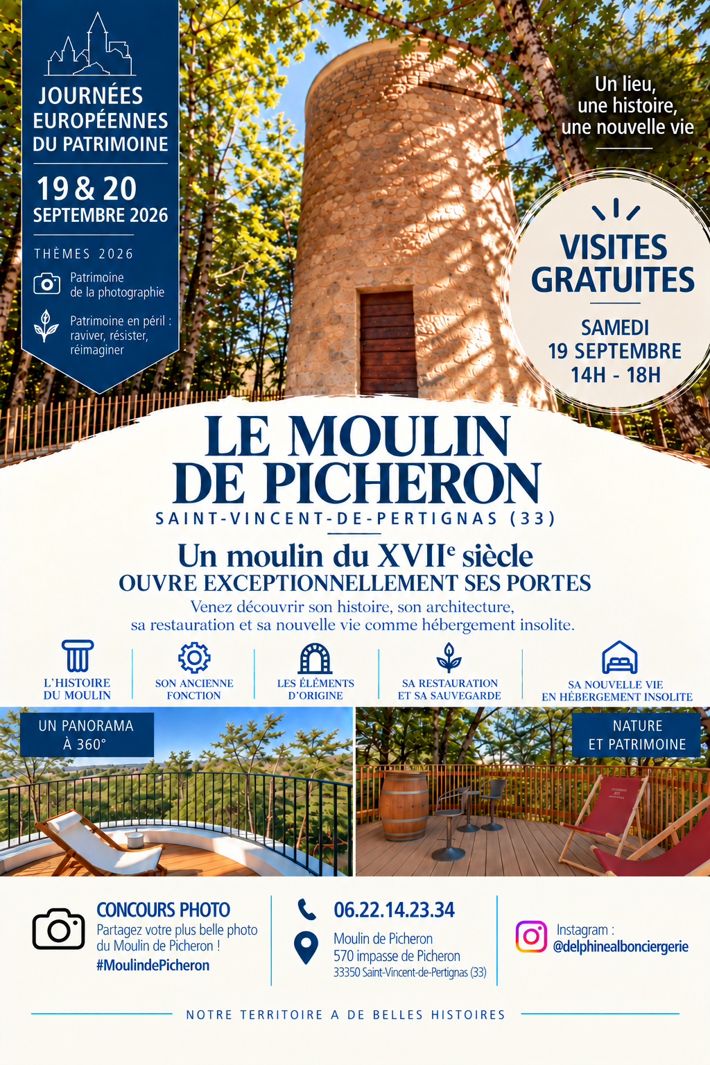 Europese Erfgoeddagen – Opening van de Picheron-molen
