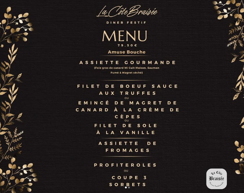 LA CÔTE BRAISEE