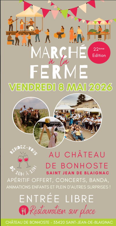 Le marché à la ferme du Château Bonhoste