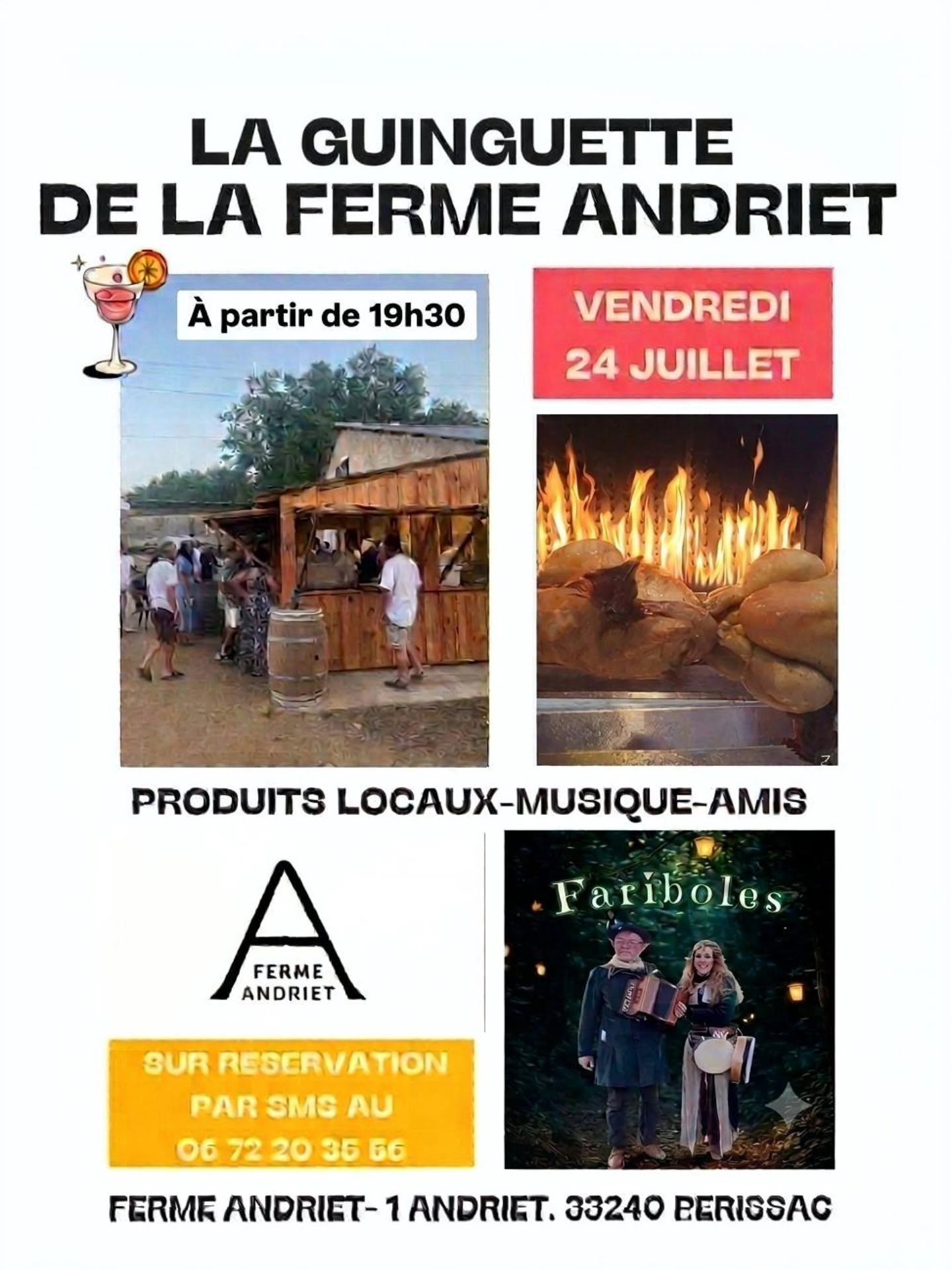 De guinguette van boerderij Andriet