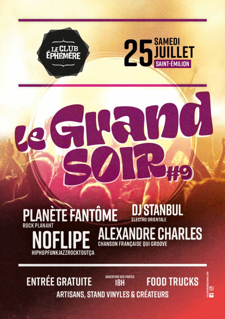 Festival "Le Grand Soir" au Club Ephémère