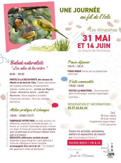 Ein Tag auf der Insel : Moulin de Porchères