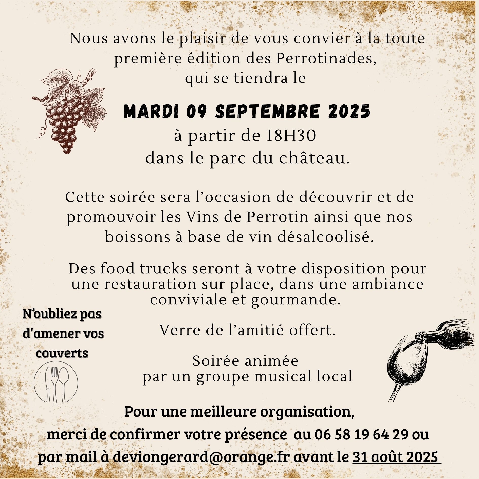 Les Perrotinades op het Domaine de Perrotin