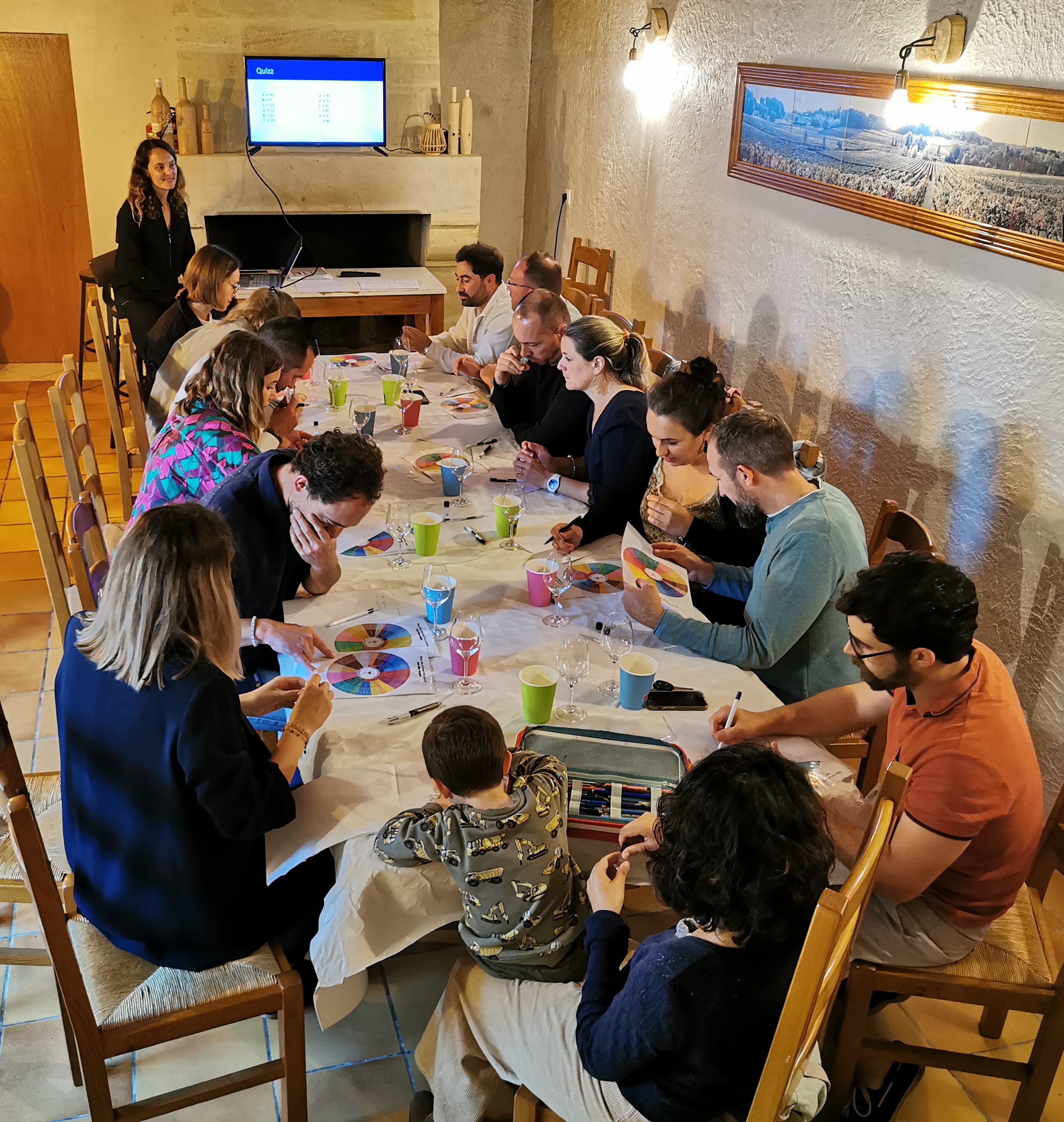 Introduction to wine tasting at the Château Tour Guillotin