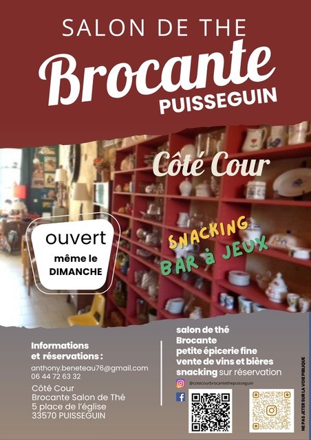 Côté Cour - Salon de thé, café et brocante