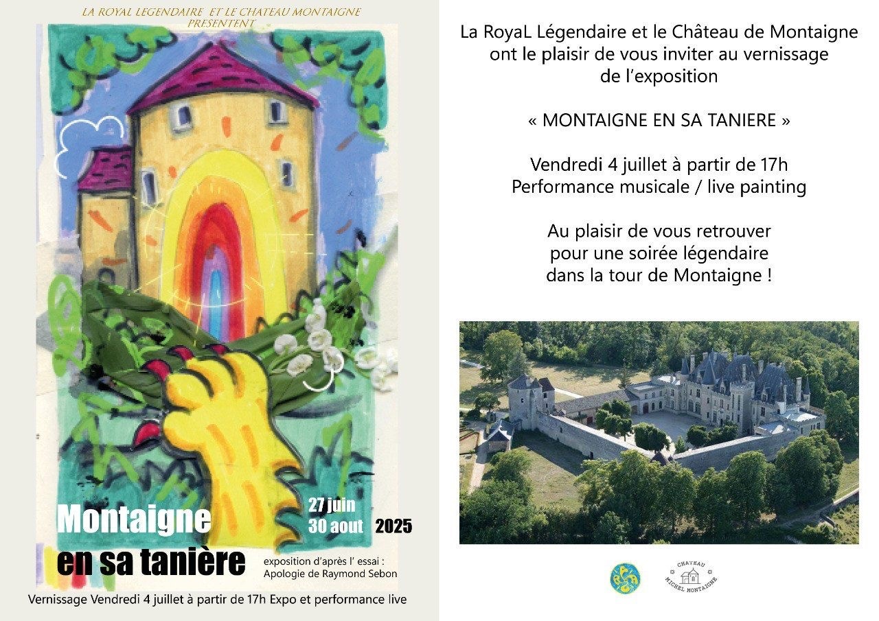 Opening of the “Montaigne en sa tanière” exhibition