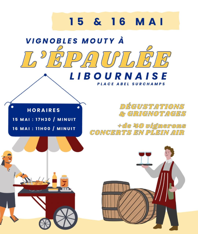 Het Libourne Schouderdragen evenement - Vignobles Mouty